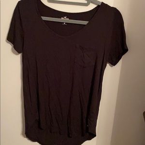 Cute black Hollister tee size xs